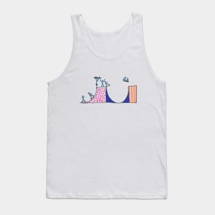 Skateboarding The New Neon Halfpipe Tank Top